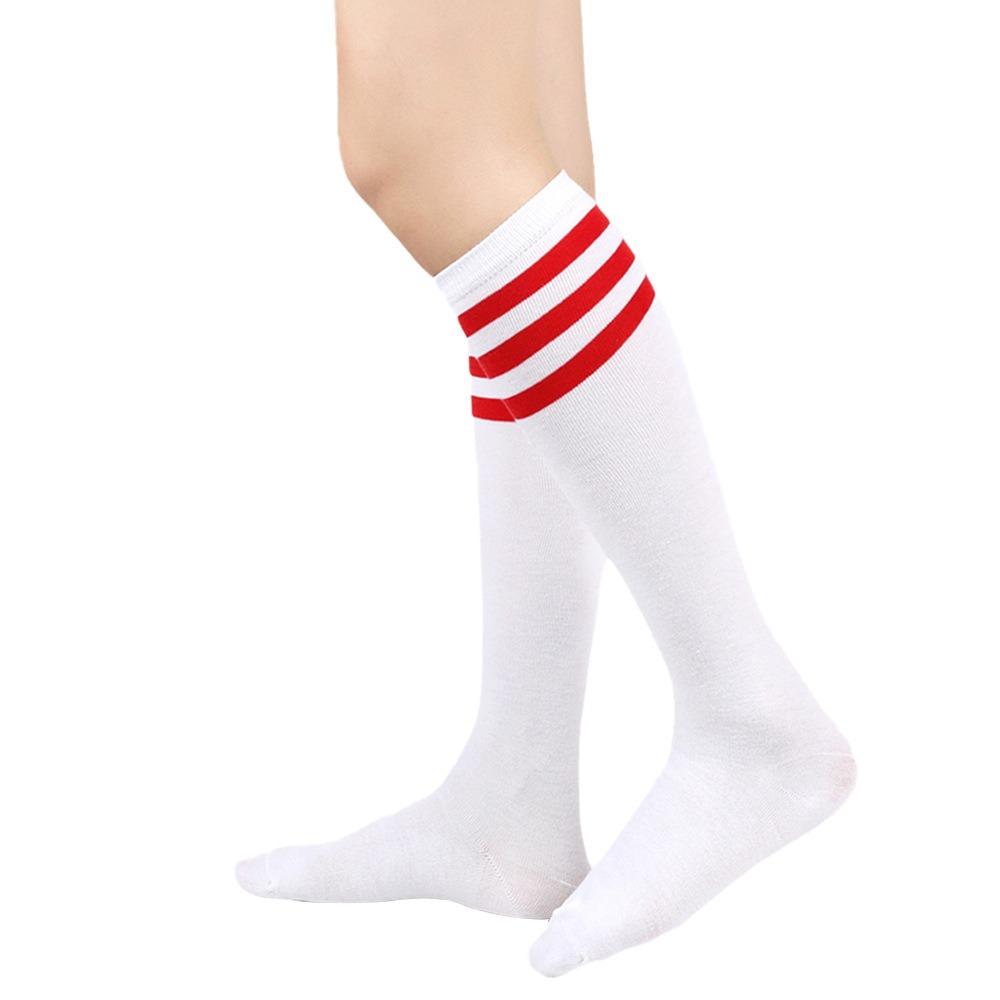 Black White Striped Long Socks Women Sexy Over Knee Thigh High Socks Over The Knee Stockings Ladies Girls Warm Long Tube Socks
