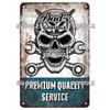 Retro Hot Rod Garage Metal Tin Sign Vintage Style Wall Door Decor for Man Cave Home Workshop