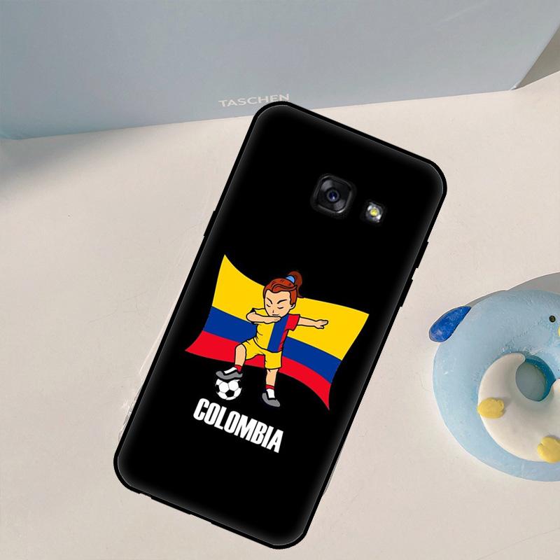 Colombia Flag Football Case For Samsung Galaxy M55 M14 M34 M54 M12 M32 M52 M15 M11 M13 M06 M16 M36 M56 M31 M53 M35