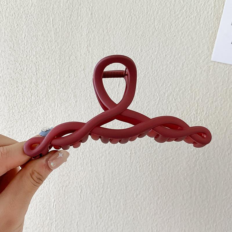 11-13cm Vintage Cross Hair Clip Large Barrette Crab Hair Claws Bath Ponytail Clip for Women Girls Claw Clip Hair Accessories