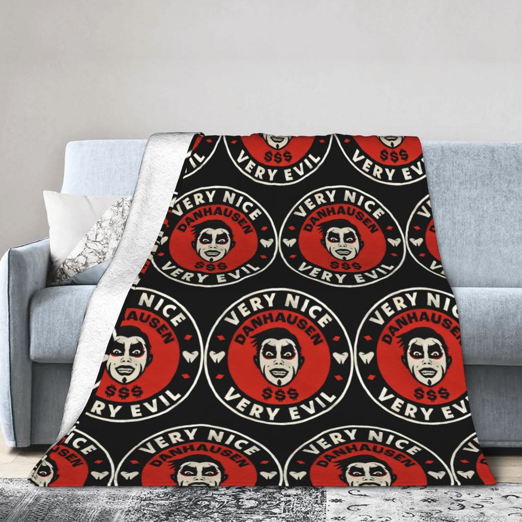Danhausen Very Evil Funny Wrestling Blanket Coral Fleece Plush Decoration Ultra-Soft Throw Blankets for Sofa Outdoor Quilt