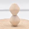 15 Adet Büyük Koni Şeklinde 30x28mm Doğal Ahşap Gevşek El Yapımı Büyük Delikli Boncuklar Kendin Yap El Sanatları Ahşap İşçiliği Takı Yapımı Aksesuarları İçin