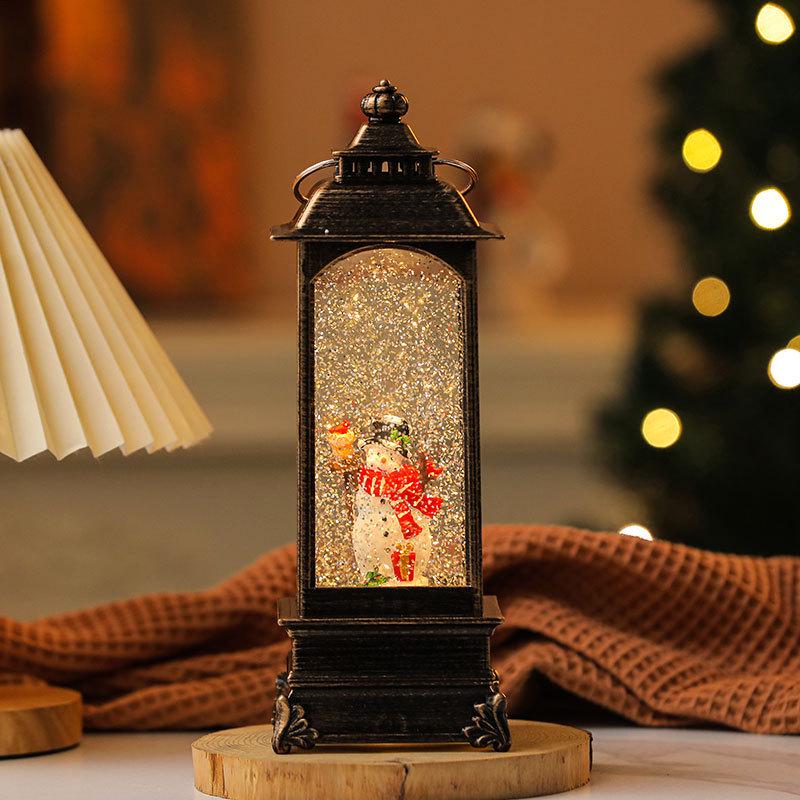 Musical Luminous Snowfall TV Ornaments - Christmas & New Year Festival Décor and Gifts