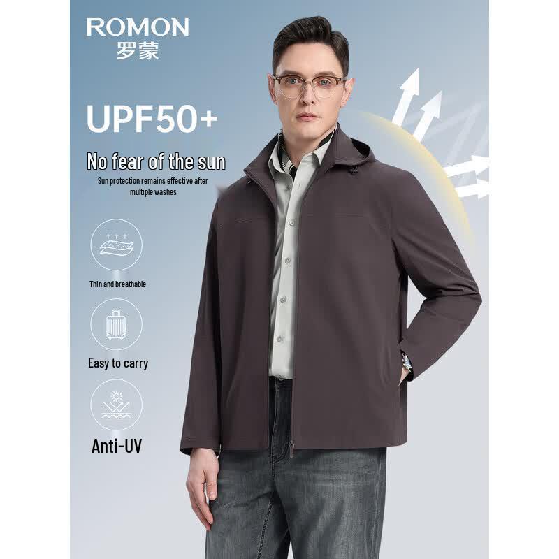 

ROMON Men s Sun Protection Hooded Jacket 170