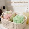 High-Grade Large Bath Loofah: Non-Scattering, Cute, Bubbling Shower Scrubber for Women
