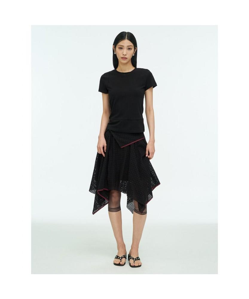 Anggae Parallel T-Shirt Black
