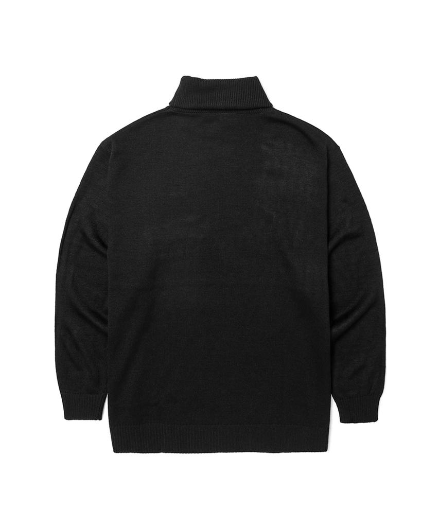 UCLA Basic Logo Turtleneck Sweater [Black](Uyalk12_39)