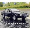 WELLY 1/24 Volkswagen SANTANA  Alloy Diecasts Metal Toy Vehicles Car Model Miniature Scale Model Collection Kids Delicate Gifts