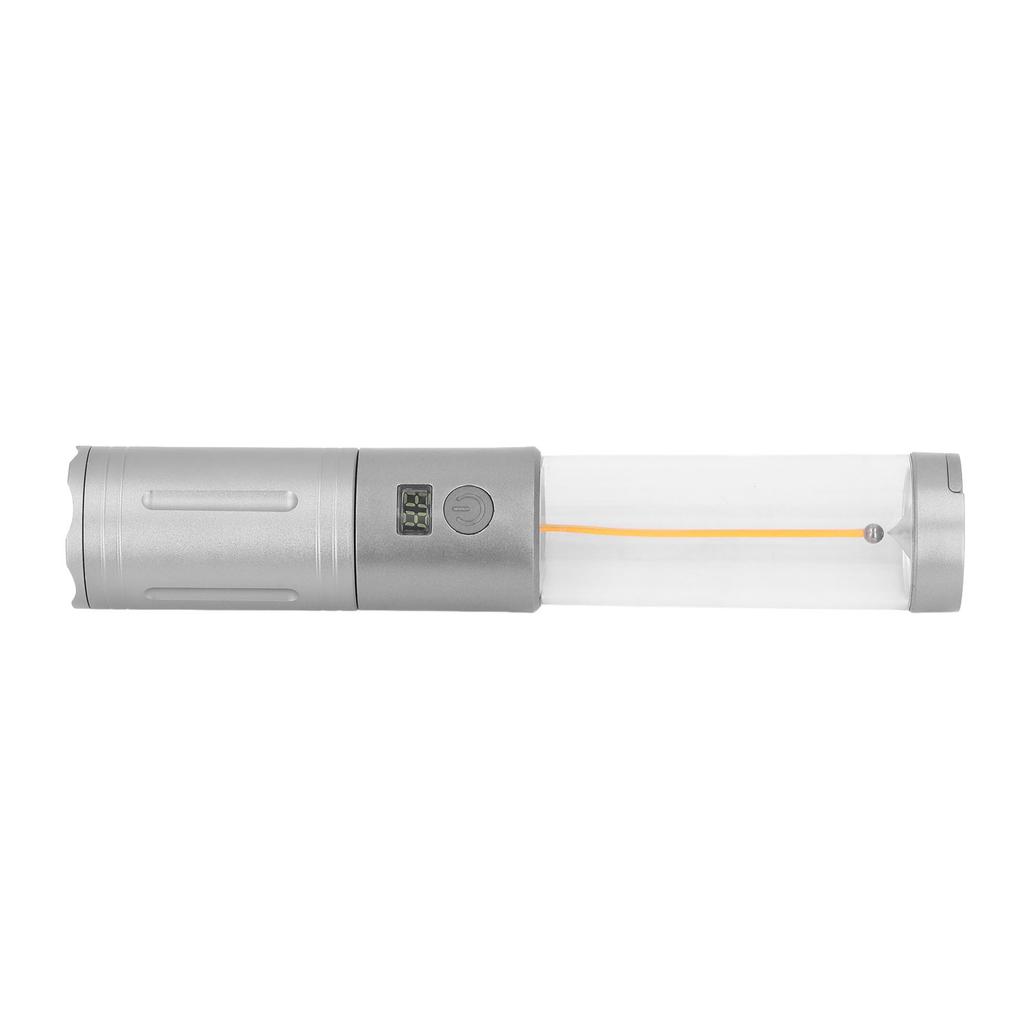 LED Bright Flashlight 5000lm Zoomable Beam 6 Light Modes Magnetic Rechargeable Aluminum Alloy for