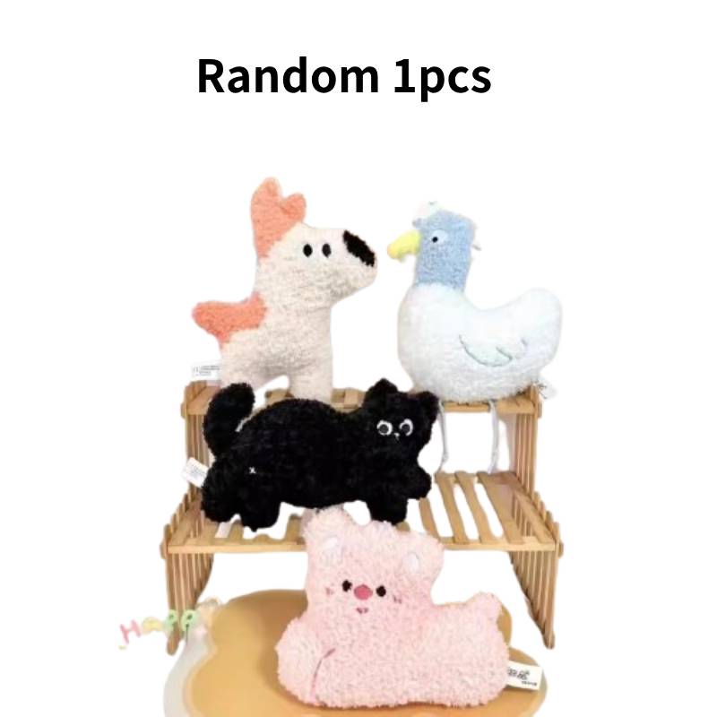 

Смешная плюшевая игрушка Домашнее животное , милая кукла-кошка, собака, подарок на день рождения для детей