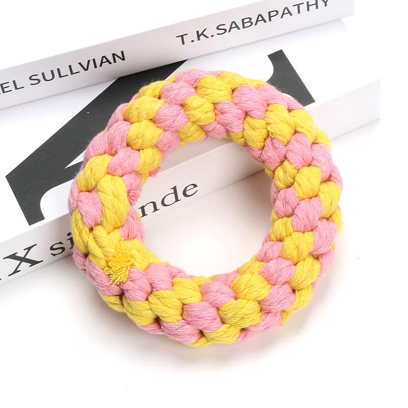 Three-strand Woven Cotton Rope Pet Chew Toy