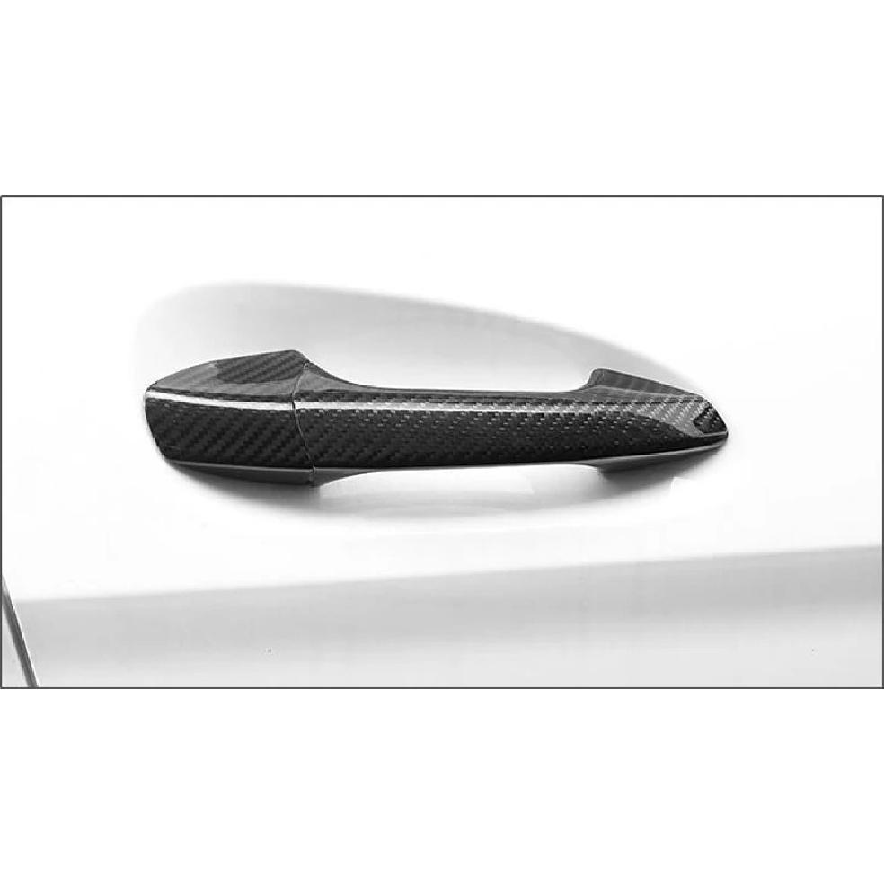 For Mercedes-Benz GLA-Class H247 GLA200 220 250   Car Accessories Carbon Fiber Style Door Handle Cover Trim Molding