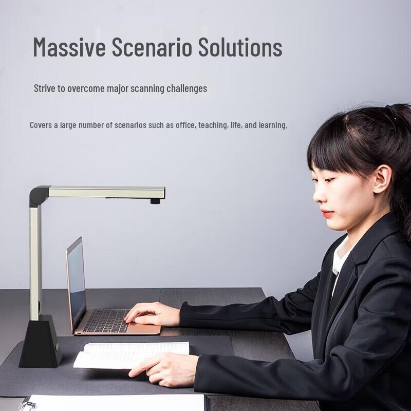 Deli 15163 A3 18MP High-Speed Document Scanner CN plug (adapter included)