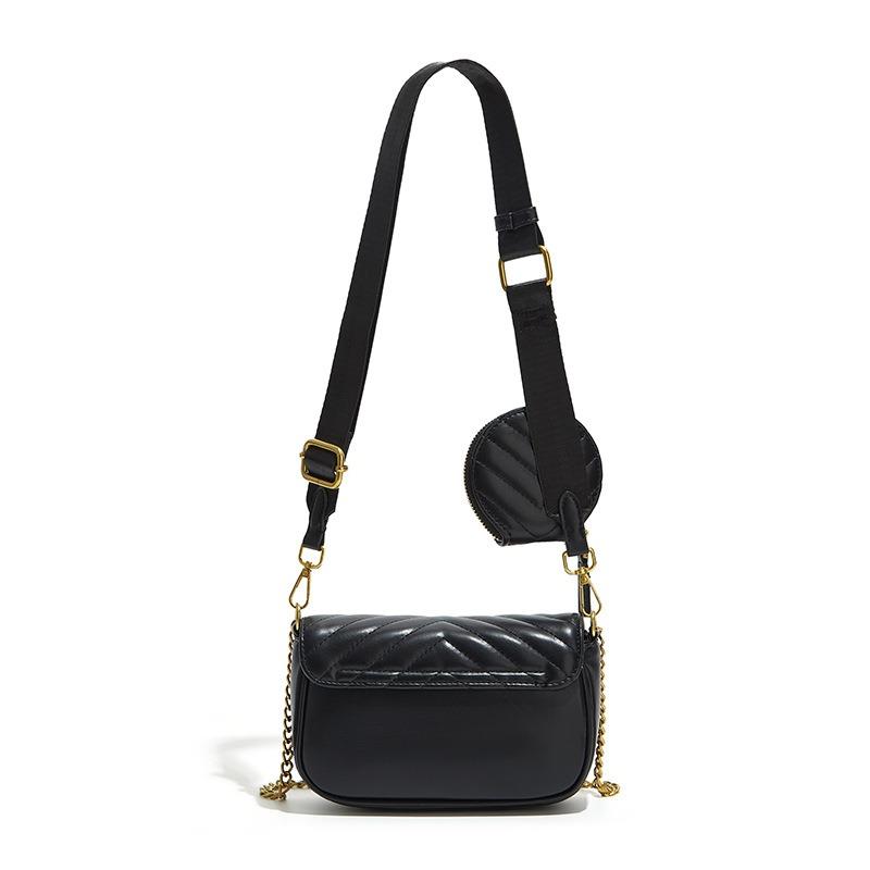 Sommar ny väska dam axelväska crossbody väska dam nischdesign kedja broderitråd mor och barn väska diamantväska