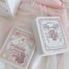 Ins Cartoon Bear Iron Storage Box Rectangular Big Capacity Candy Cases Stickers Tapes Square Box Kpop Photocards