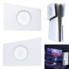 Replacement Shell with Cooling Vents Premium ABS Replacement Shell Anti-Scratch Protective Cover for Playstation 5 Slim