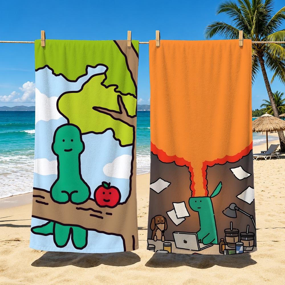 Character J-JOGUMANs Towel Towel beach towel, quick drying absorbent bath towel for Swim,Gym,Camping,Outdoor hot