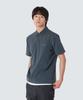 SNOWPEAK APPAREL Root Short Sleeve Polo Shirt (S26Mmrps60) Vintage Blue