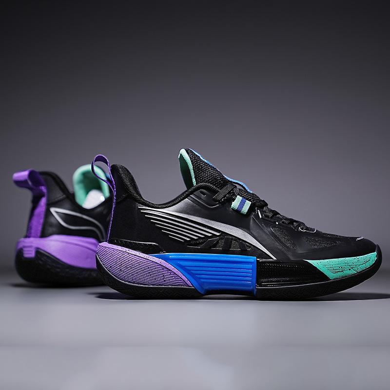 Light speed 2 flash 8th generation air cushion basketball shoes cement floor men's and women's sonic speed 12 professional sports shoes breathable act