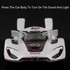 1:32 SRT Tomahawk XVGT Lader Legierung Druckguss Modell Spielzeugautos Türen Geöffnet Geräusch Licht Rückzieher Fahrzeuge Geburtstagsgeschenke für Freunde