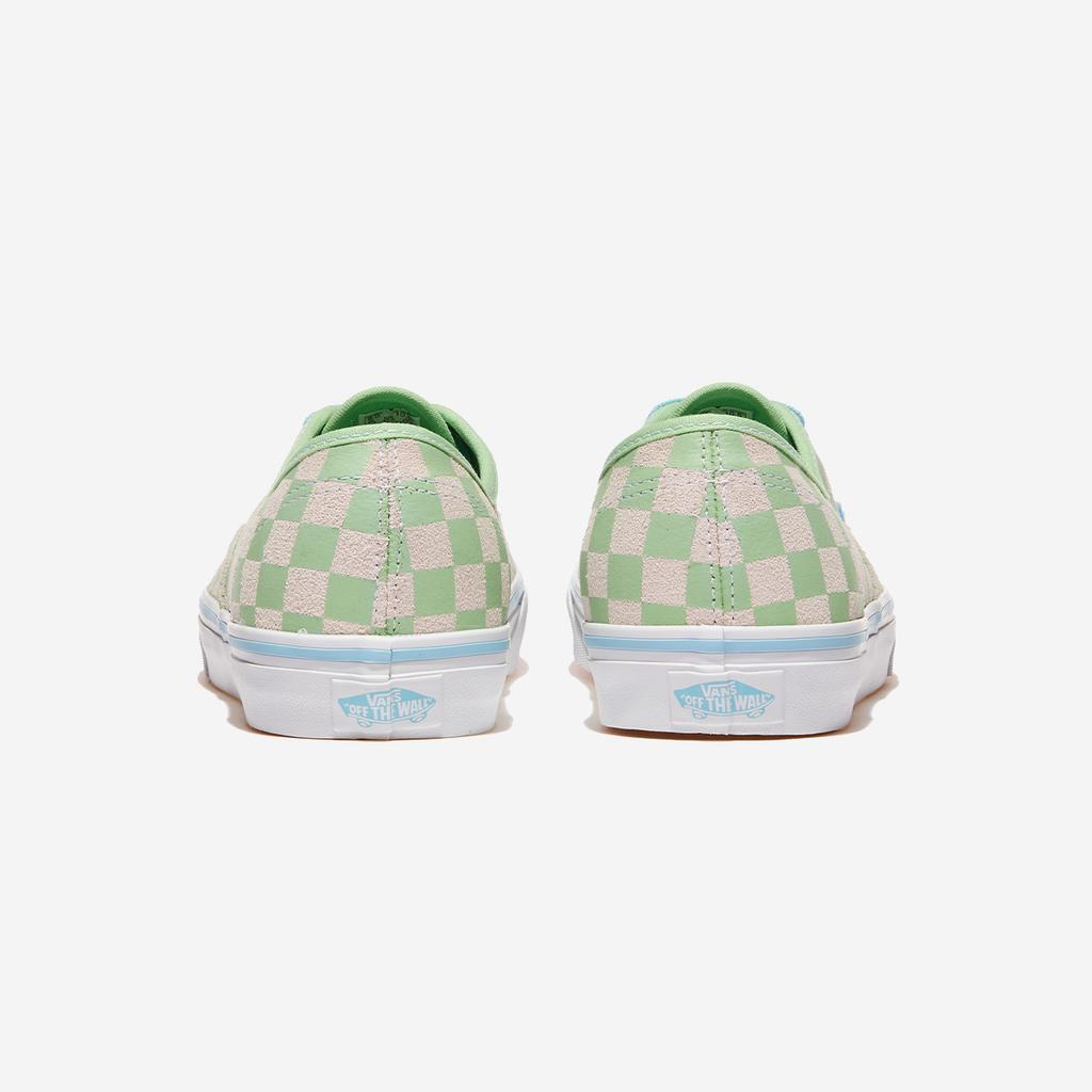 [Vans] Authentic - Checkerboard Pistachio Green, VN000D6GE2Y, 1010113076, Popular Korean Shoes