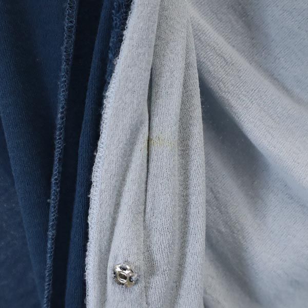 YOHJI YAMAMOTO+NOIR Long sleeve design Cut 3 Blue Women Used