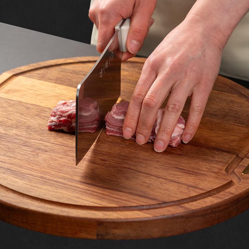 Zhang Xiaoquan Black Gold Sandalwood Round Cutting Board