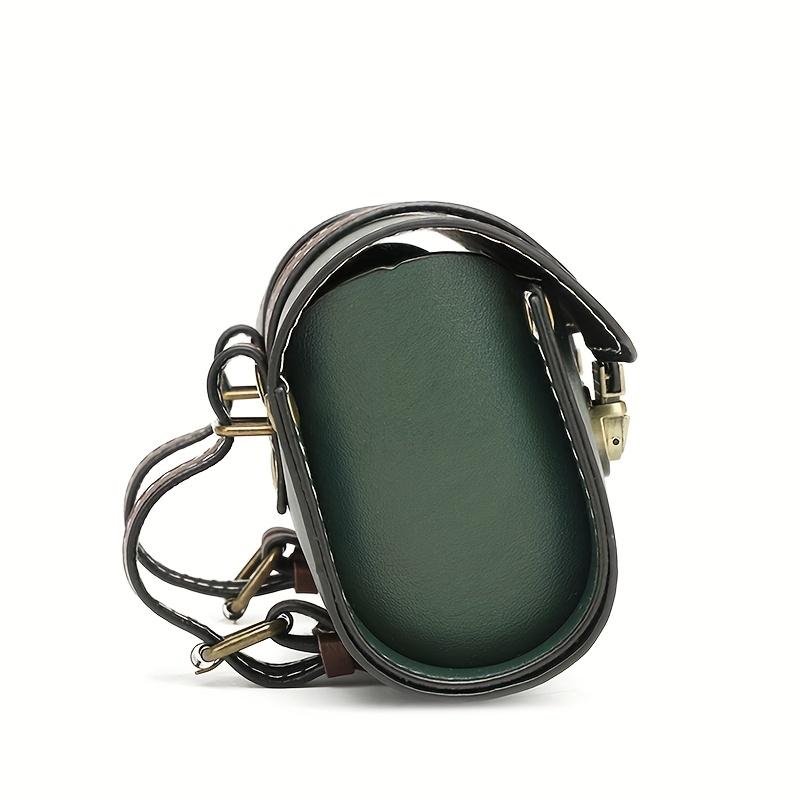 Motorcycle Waterproof Tool Bag with Lock - PU Leather Saddlebags Are Used for Storing Seat Belts and Buckle Side Pockets In the Front and Back for