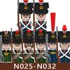 4pcs Medieval Castle Knight Building Blocks MIlitary Napoleon Soldier Figures War Army Legion Accessories Imperial Navy Bricks Toys