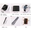 Fancy & Yc M2901 Low MOQ 1PCS Men Business Gifts Set 8-piece Quartz Watch, Belt, Wallet, Tie, Pen, Bracelet, Cuff Link, with Box