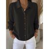 Damen S Gestrickter Knopf-Cardigan Pullover Mantel Einfarbige Langarm Freizeit