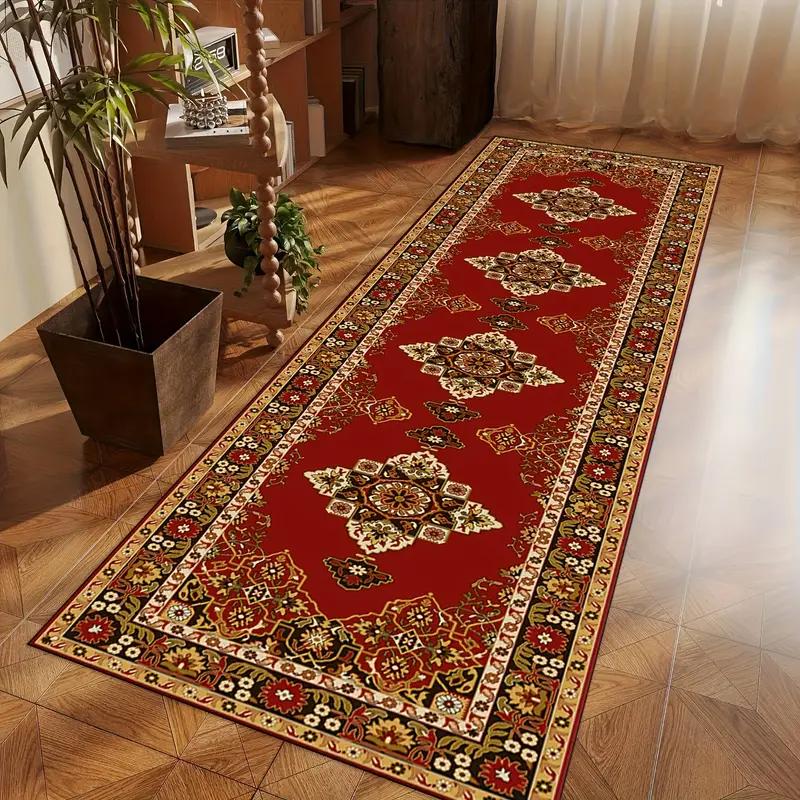 

Persian-Style Running Mat, Durable And Easy-To-Clean Bedside Rug For Bedrooms, Hallway Runner, Kitchen Mat For Home Decor 50x120cm 20x47inch