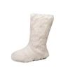 Winter New Women's Faux Fur  Furry Snow High Boots Warm Padded Round Toe Casual Shoes Solid Fluffy Mid-Calf Booties for Women