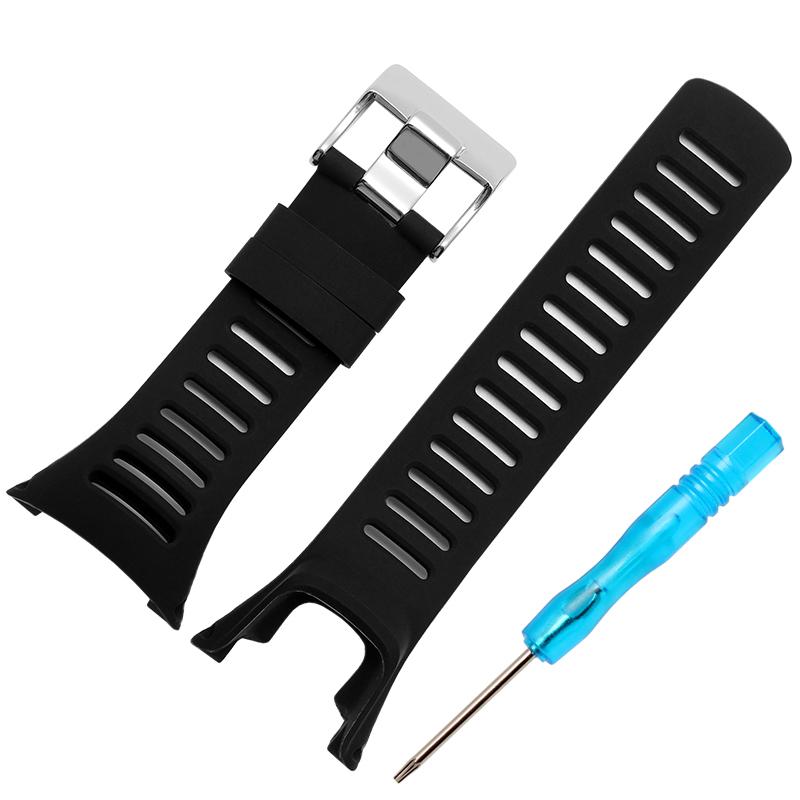 Bracelet en Caoutchouc Noir de Haute Qualité spécial pour la série SUUNTO AMBIT 1/2/3 bracelet en silicone accessoires de montre homme bracelet