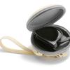 Folding Glasses Case Round Storage Bag Portable Leather Zipper Pouch Travel Sunglasses Reading Glasses Small Storage Bag