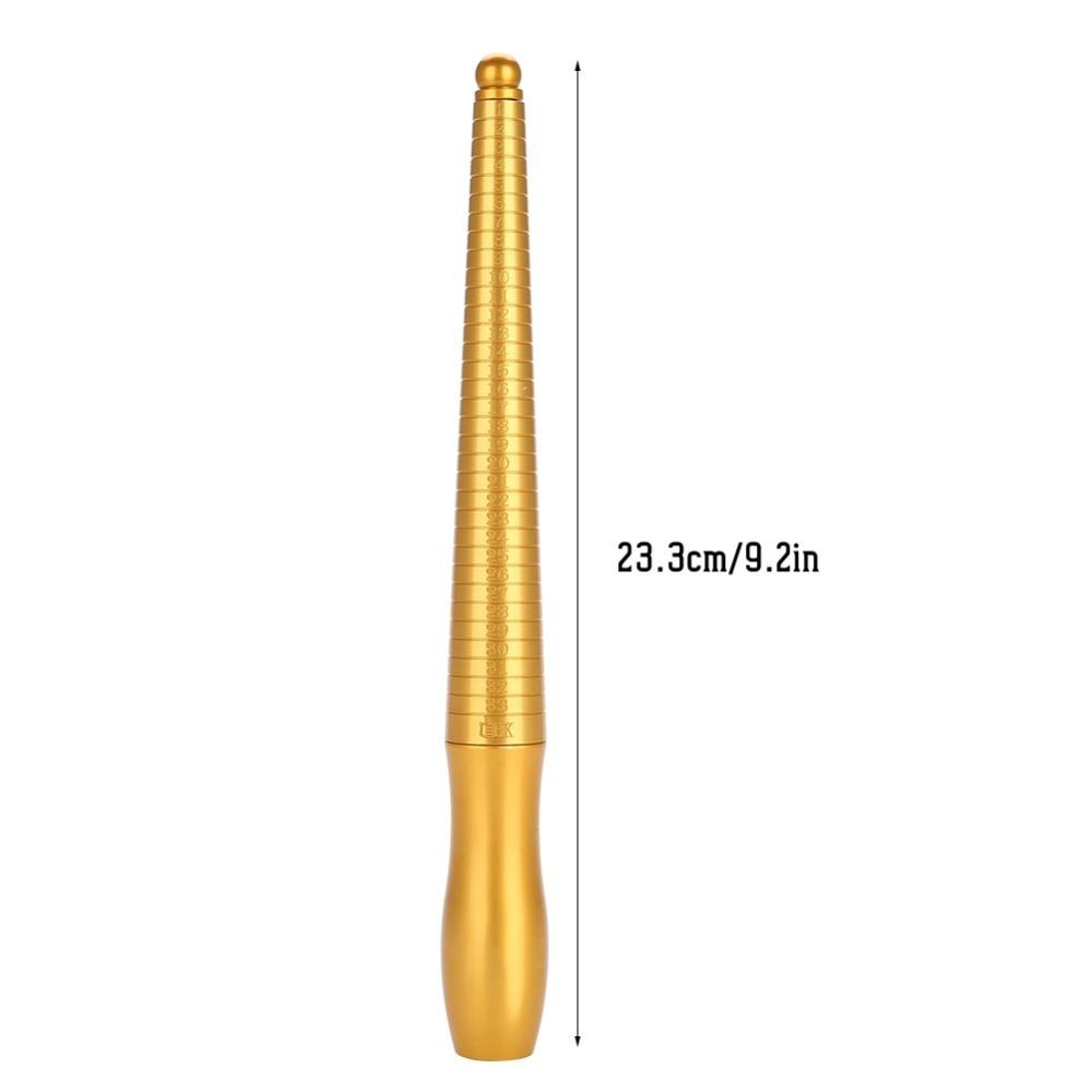 HK Size Ring Sizer Copper Material Ring Gauge Durable Ring Mandrel  Ring Sizing