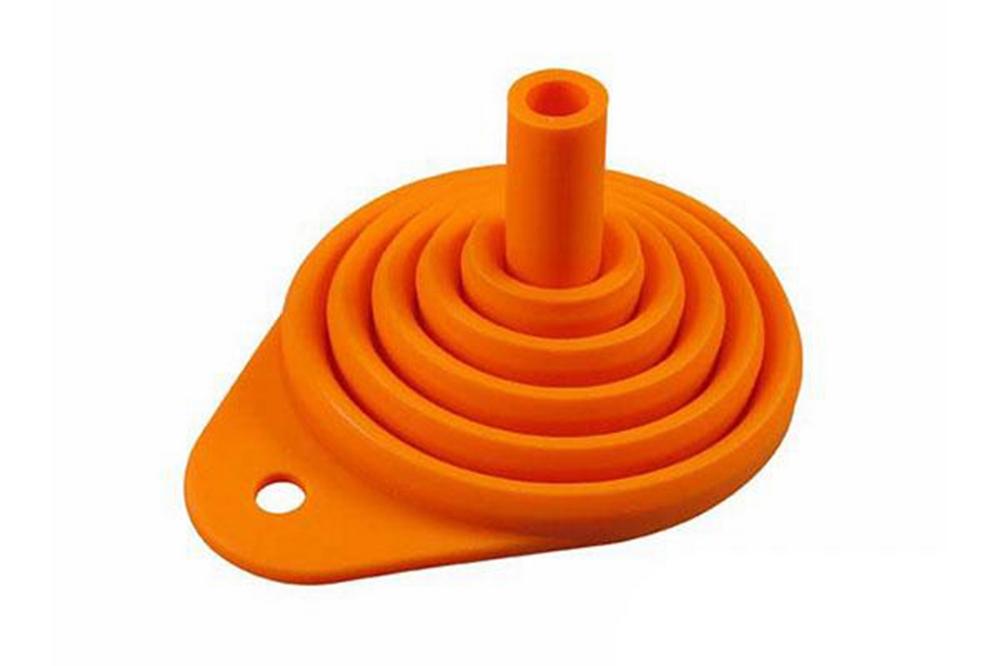 Motoforce silicone funnel, d.80mm, foldable