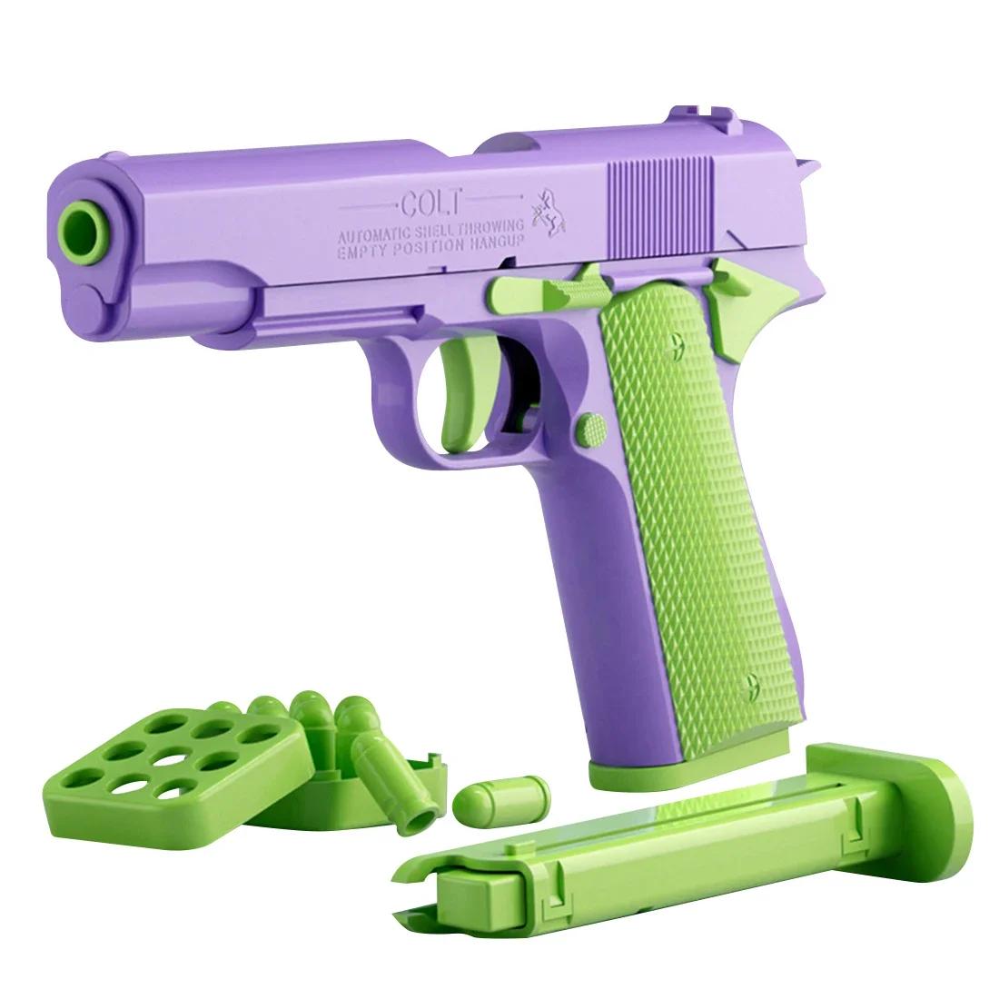 

Gravity 3D Printed M1911 Модель Прямой Пистолет Прыжка Игрушечный Нестреляющий Детеныш Редьки Игрушка Для Детей Снятие Стресса Рождественские Подарки 1 ШТ