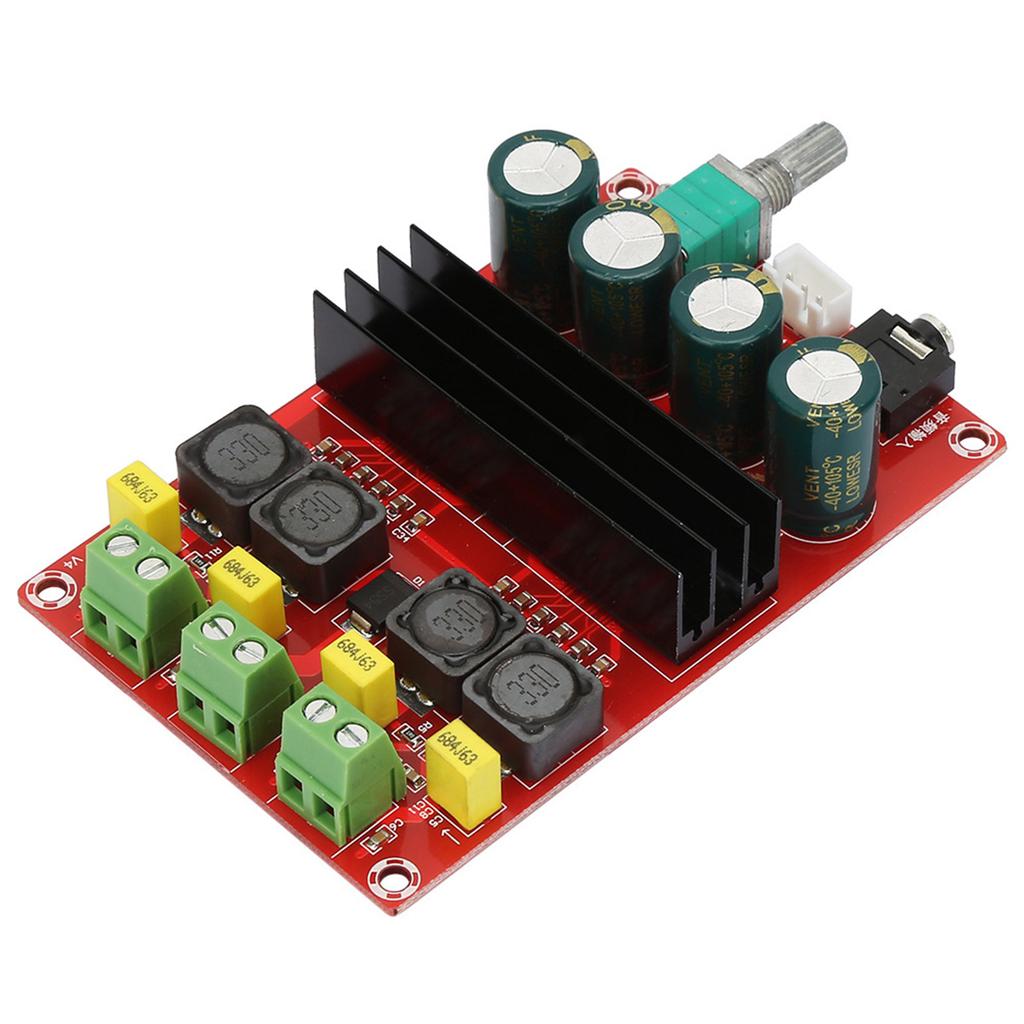 DC12-24V High Power 2*100W  Channel Digital Amplifier Audio Board Stereo Amp