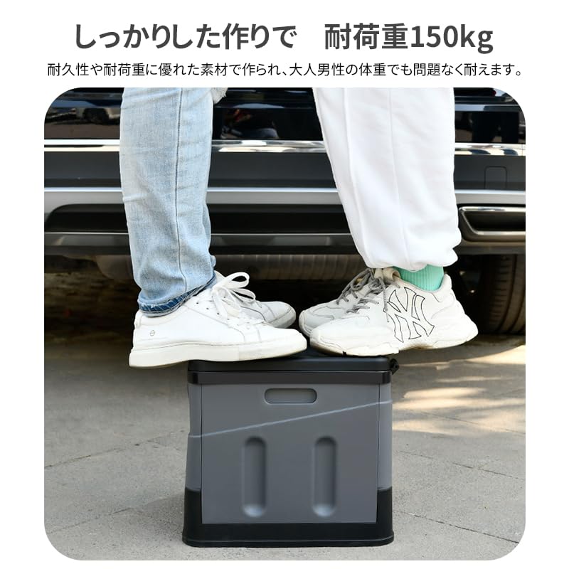 Portable Portable Toilet, Emergency Supplies, Foldable, 100kg Load Capacity, Medium, Black & Green (Black)