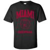 Miami Classic Basketball Arch Basic Cotton T-Shirt