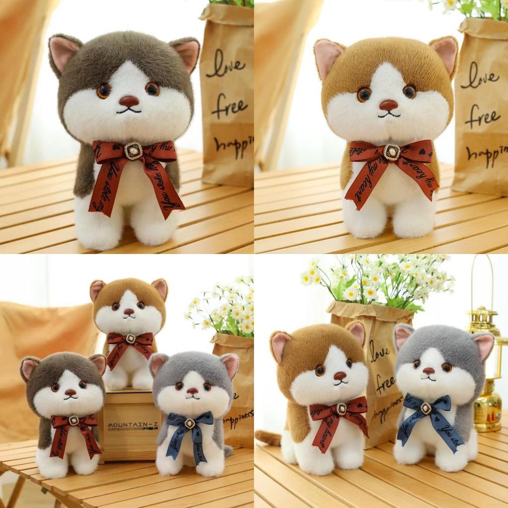 Plush Cat Fluffy Toy Cute Tricolor Cartoon Girl Children Birthday Holiday Gift