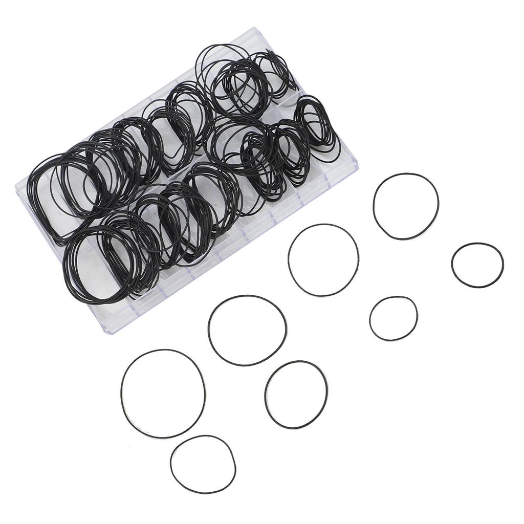 180 ks O-kroužků Těsnění zadního krytu hodinek 18 velikostí Těsnicí kroužek zadního krytu hodinek O-kroužek Gumová podložka pro opravu hodinek
