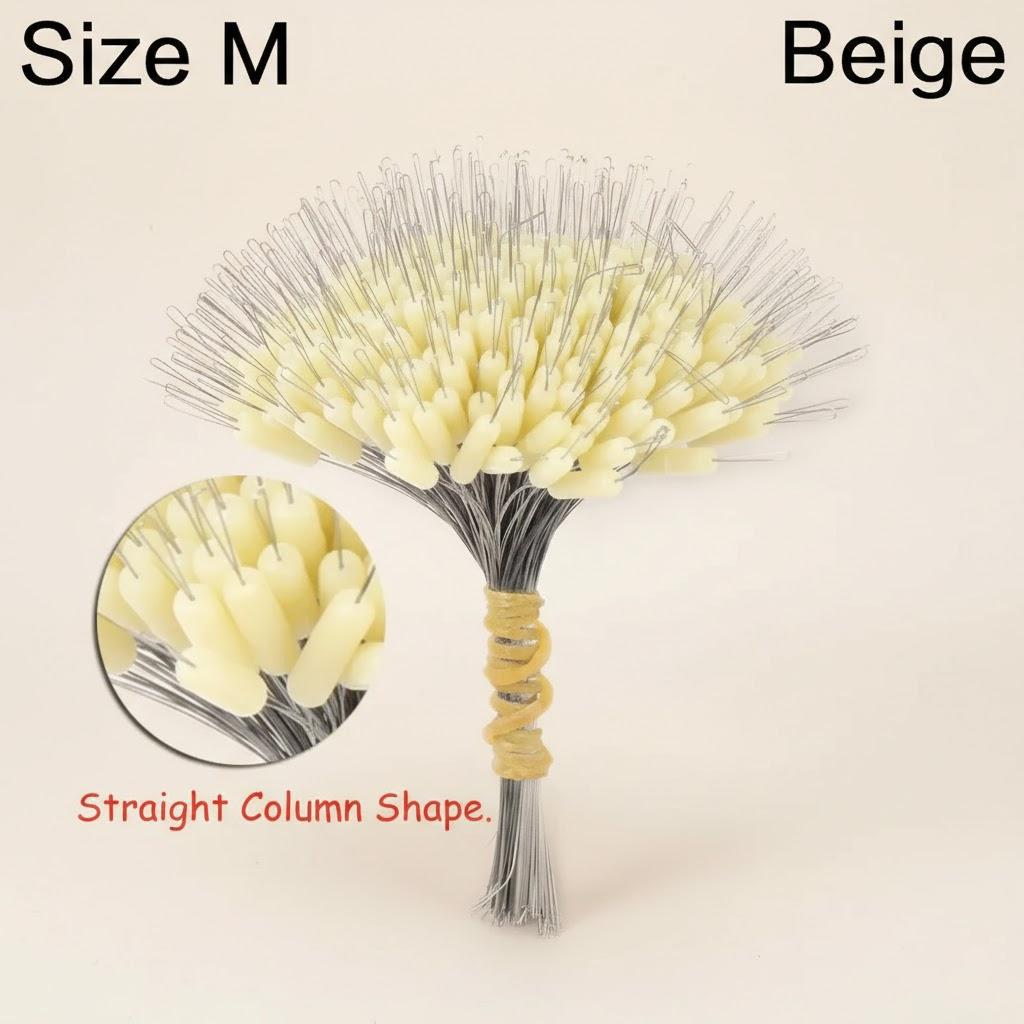 300Pcs Silicon Space Bean Fishing Float Resistant Anti-Strand Fish Line Spacebean Fishing Tackle Accessories