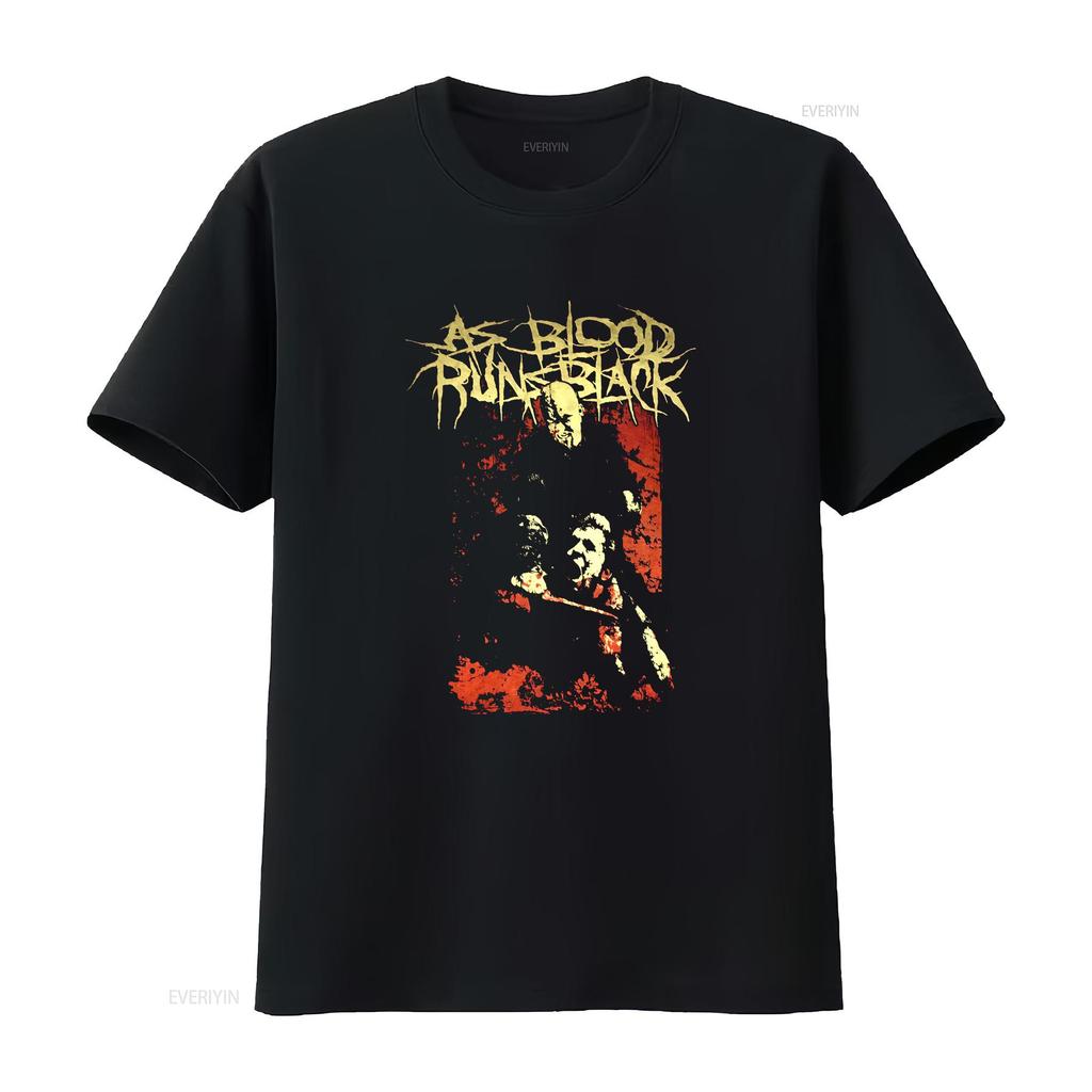 Sale Vintage As Blood Runs Black Concert S 235xl T Shirt Vintage Fashion Stylish Homme Stretched Designer Clothes
