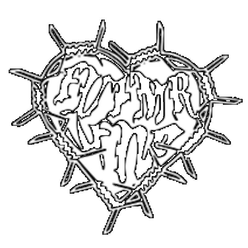 Oversized T Shirt Black Heart With Barbed Wire Print And Gothic Text For Casual Streetwear Fashion