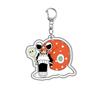 Portachiavi Ciondolo in Acrilico Anime One Piece Luffy Chopper Zoro Roronoa Accessorio per Zaino Alta Qualità Bel Design