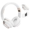 08S Headset Bluetooth 5.0 HiFi Folding Telescopic Sports Computer Gaming HeadphoneWhite