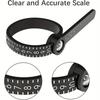 Ring Sizer with Magnifier - US/UK/EU Jewelry Measuring Ruler for Finger Size Ring Size Measuring Tool