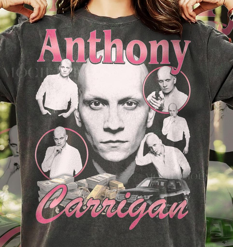 Anthony Carrigan Vintage Actor Collage Comfort Colors® Tshirt, Retro Graphic Fan Gift Tee